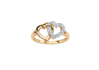 Double Heart Ring